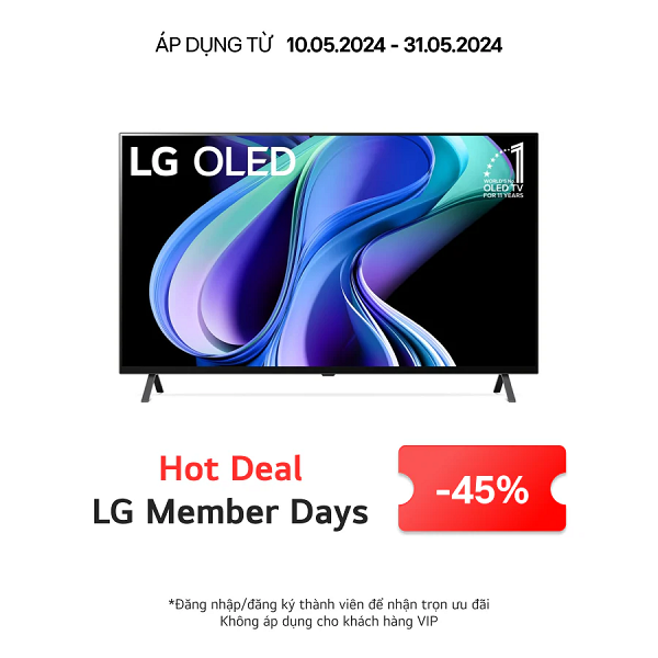 Tivi LG OLED A3 65 inch 2023 4K Smart TV | OLED65A3